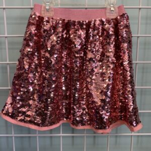 Size 6x/7 - Pink Sequin Skirt