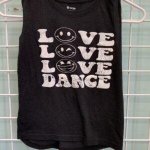 Size 7 - Black Love Shirt