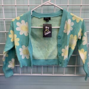 Size 4/5 - Green Daisy Sweater (New)