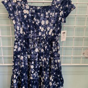 Size 10/12 - Blue Floral Dress (New)