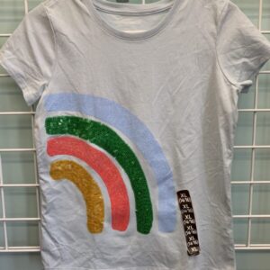 Size 14/16 - Blue Rainbow Shirt (New)