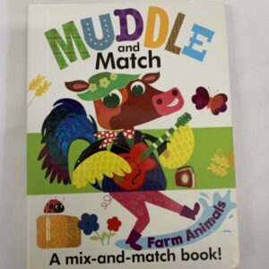 Board Book - Usborne, Muddle & Match - Farm Animals