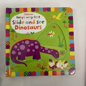 Board Book - Usborne, Slide and See Dinosaurs