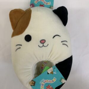 Slipper - Size 13/01 Youth, White Cat Squashmallow (New)