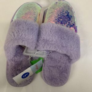 Slipper - Size 04/05 Youth, Purple Sequin (New)