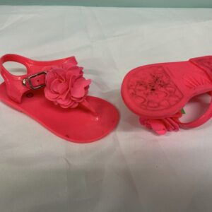 Sandal - 07 Toddler, Pink Flower Jelly