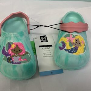 Sandal - 09 Toddler, Green Mermaid Clogs (New)