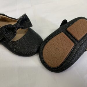 Shoes - Size 03 Infant, Black Sparkle