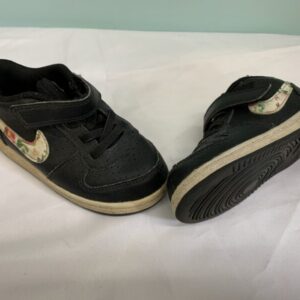 Shoes - Size 08 Toddler, Black/Floral Nike