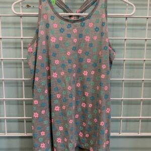 Size 14/16 - Grey Flower Tank Top