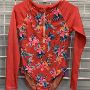 Size 14/16 - Pink Floral Swimsuit