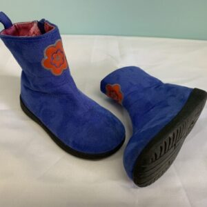 Boots - Size 08 Toddler, Blue Flower Rain Boot