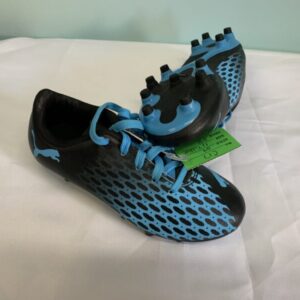 Cleat - 11 Toddler, Black/Blue Soccer Puma