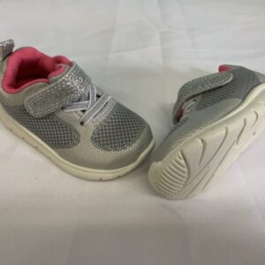Shoes - Size 04 Infant, Grey/Pink Carter