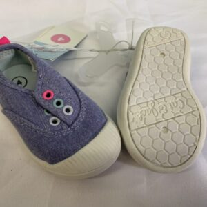 Shoes - Size 04 Infant, Blue Slip On (New)