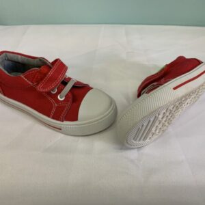 Shoes - Size 08 Toddler, Red/White Shoe