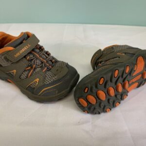 Shoes - Size 09 Toddler, Grey/Orange Merrell