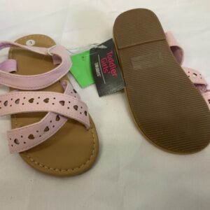Sandal - Size 07 Toddler, Pink Swiggles (New)