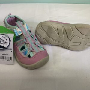 Sandal - Size 08 Toddler, Pink/Silver Oshkosh (New)