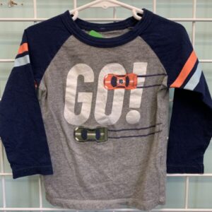 Size 2T - Blue/Grey Go Shirt