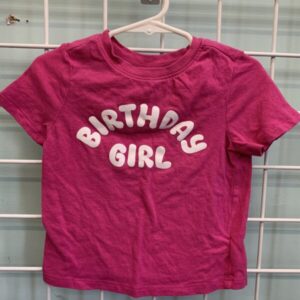 Size 2T - Pink Birthday Girl Shirt