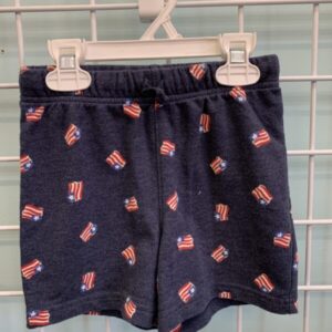 Size 2T - Blue Flag Short