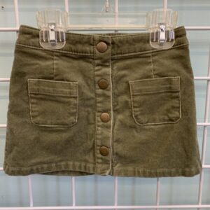 Size 2T - Green Corduroy Short