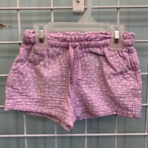 Size 3T - Purple/White Polka Dot Short