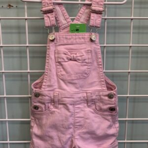 Size 3T - Pink Bib Overall Short