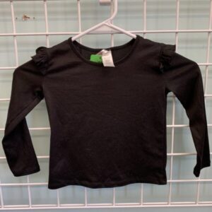 Size 4 - Black Ruffle Shirt