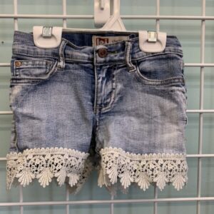 Size 6 - Blue Lace Lowrise Jean Short