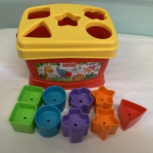 Toy: Fisher Price Shape Sorting Bucket (Missing 1 Triangle)