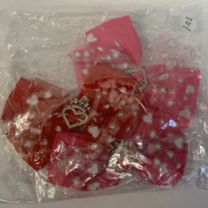 Gear: Hair Bows - Set of 3 Oversized Light Up Pink/Red (New)