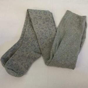 Tights: Youth, Size 12/16 Year - Grey Cheetah