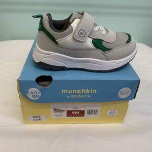 Shoes - Size 09M Toddler, Grey/Green Stride Rite (New)