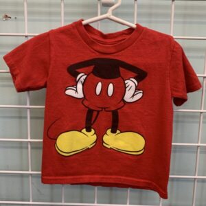 Size 2T - Red Mickey Mouse Shirt