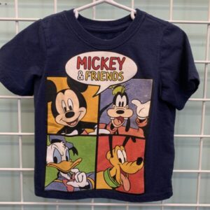Size 2T - Blue Mickey Mouse Shirt