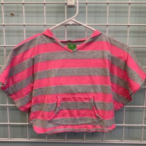 Size 6 - Pink/Grey Stripe Shirt