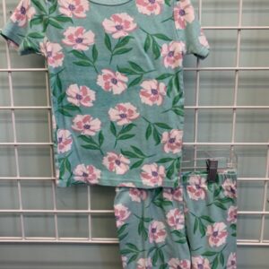 Size 7 - Green Floral PJ Set