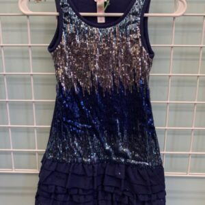 Size 7 - Blue/Silver Justice Dress