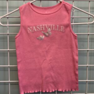 Size 8 - Pink Nashville Tank Top