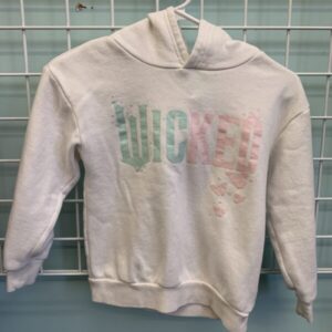 Size 8 - White Wicked Sweatshirt