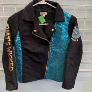 Size 8 - Black/Blue Disney Descendants Wicked Jacket