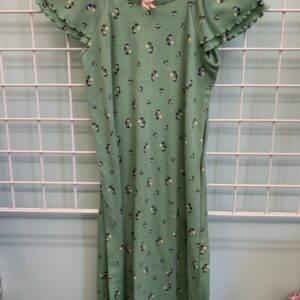 Size 10 - Green Floral Hanna PJ Gown (Pilled)