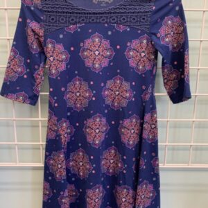 Size 10 - Blue Floral Mudd Dress