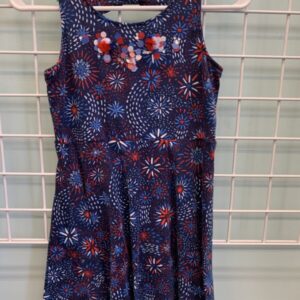 Size 10 - Blue Fireworks Dress