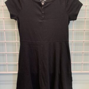 Size 10/12 - Black Ribbed Dress