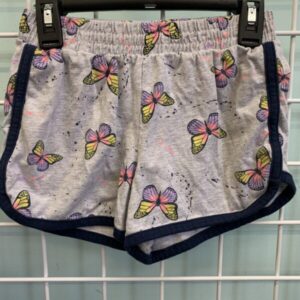 Size 10/12 - Grey/Blue Butterfly Short