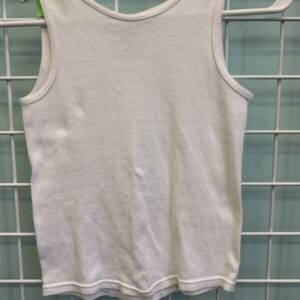 Size 14 - White Fruit of the Loom Tank Top