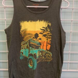 Size 16 - Grey Jeep Tank Top